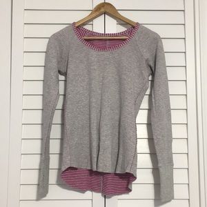 Lululemon long sleeve reversible top